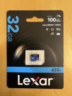 Lexar 32GB microSDHC UHS-I 633x 未開封正規品