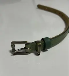 さ*ー様 o*a様 犬・ペット 首輪 本革 小型犬 XSサイズ グリーン 新品