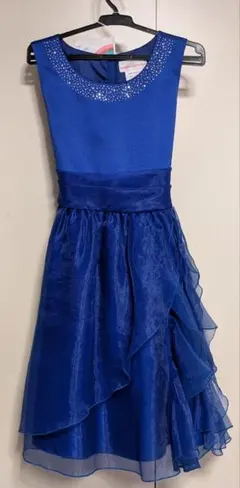 プリンセスセレクション　　150cm コバルトブルーのフォーマルドレス　発表会