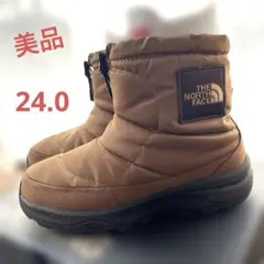 ★売約済★ ノースフェイス　ヌプシ　24 US6 ブラウン ウォータープルーフ