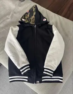 BAPE KIDS 迷彩 シャークパーカー 160cm - メルカリ 