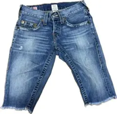 TRUE RELIGION デニム カットオフ ショーツ 34インチのサムネイル