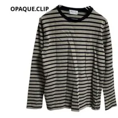 オペークドットクリップOPAQUE.CLIP ボーダー　カットソー