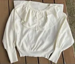 ローリーズファーム　フリル付きニット　美品