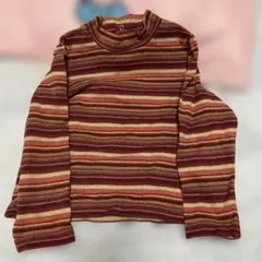 BeBe ハイネック長袖カットソー