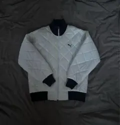 PUMA キルティングジャケット ホワイト