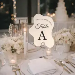 【テーブルナンバーＡ】結婚式　ウエディング　ペーパーアイテム　結婚式準備
