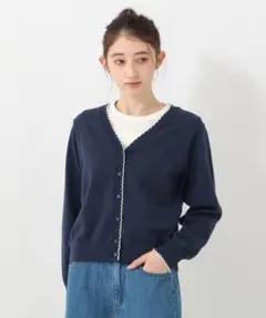 アフタヌーンティー　リビング　カーディガン　Mのサムネイル
