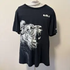 ナイキ レブロンジェームズライオン Tシャツ ブラック M バスケ NBA 半袖