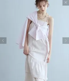 naturalcouture 23SS新作/裾ティアードキャミワンピースのサムネイル