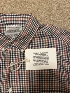 【新品】【値下げ】SUNNY ELEMENT チェックシャツ