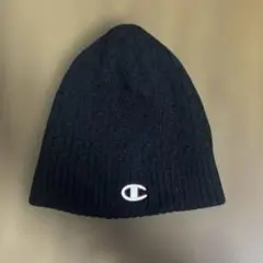 Champion チャンピオン ニット帽 ビーニー 黒 抗菌消臭 デオパワー