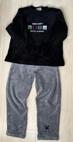 Minecraft フリースパジャマセット　140 マイクラ