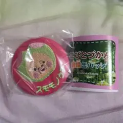 こびとづかん 刺繍缶バッジ スモモノウチ