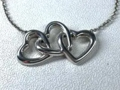 ティファニー シルバー925 ネックレス トリプルオープンハート