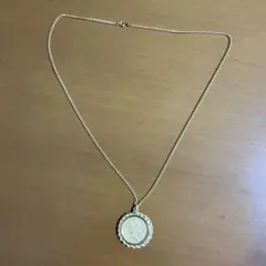 2ペンス　コイン　ペンダントネックレス