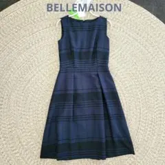 BELLE MAISON ノースリーブワンピース ネイビーのサムネイル