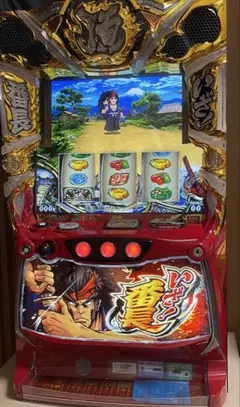 パチスロ実機 甲鉄城のカバネリ 初代 生駒＆無名パネル コイン不要機付
