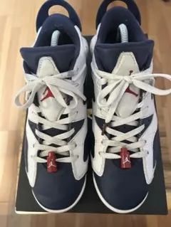 Air Jordan 6 ネイビー/ホワイト ゴルフシューズ