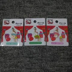 ハローキティ50周年チャーム3個セット