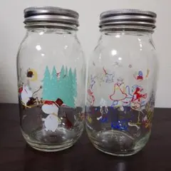 ムーミン ガラス瓶2個セット