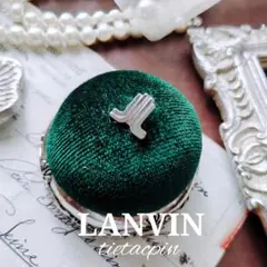 LANVIN ランバン ロゴ タイタック ラペルピン ピンブローチ スーツ小物のサムネイル
