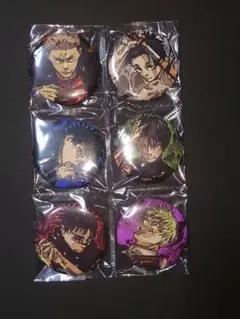 呪術廻戦 ジャンプGIGA 缶バッジ 6種セット 虎杖悠仁 伏黒恵 乙骨憂太