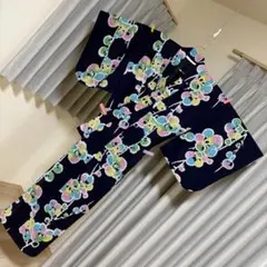 ✅新品【南蛮渡来×ネイビー】 utatane ニコアンティーク 浴衣単品 新品 utatane ニコアンティーク 浴衣単品 南蛮渡来 ネイビー - メルカリ