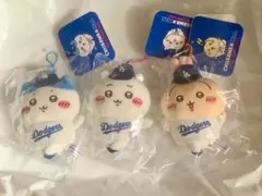 【新品・未開封】ちいかわ✕MLB ドジャース マスコット ３点セット