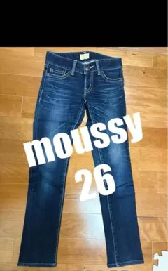 moussy 26 パウダーデニム