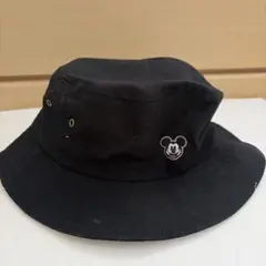 ディズニー　ミッキー　バケットハット黒