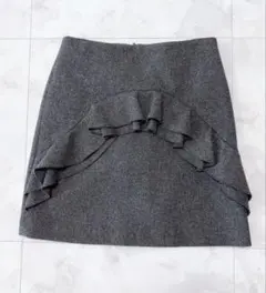 JILLSTUARTジルスチュアートフリル付きミニスカート