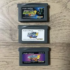 【動作確認済】GBA ロックマンエグゼ 3ブラック 4ブルームーン 5ブルース