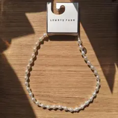 LOWRYS FARM パール ネックレス