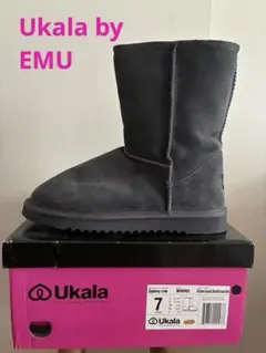 Ukala by EMU ムートンブーツ チャコール US7 24〜24.5cm