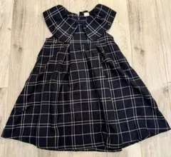 美品☆ petit main チェック柄 ワンピース