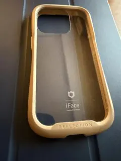 iFace iPhone15Pro ケース ベージュ カメラカバー&フィルム付き