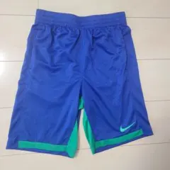 Nike DRI-FIT バスケットボールパンツ 青/緑 キッズLサイズ
