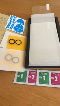 iPhone16 ガラスフィルム 2枚 カメラレンズカバー2枚　保護フィルム