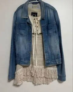 YANUKヤヌークデニット Gジャン　ジャケット