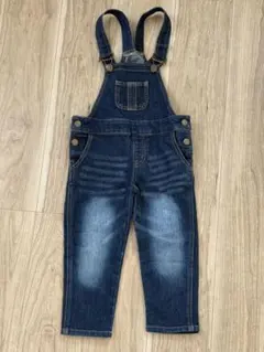 Kobe Lettuce ダークブルーデニムオーバーオール 110