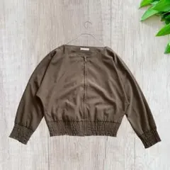 AG byaquagirl エージーバイアクアガール ジップアップブルゾン モカ