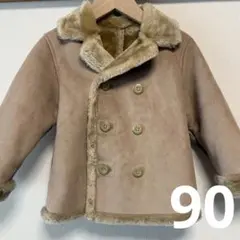 COMME CA ISM コムサイズム　ムートンコート　90サイズ