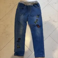 クレードスコープ恐竜刺繍デニムパンツのサムネイル