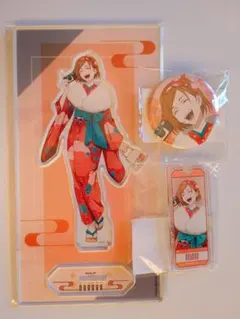 呪術廻戦 まるくじ 和装すたいる 釘崎野薔薇 アクリルスタンド 缶バッジ