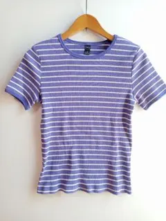 Dazy リブ編みボーダーTシャツ XLのサムネイル