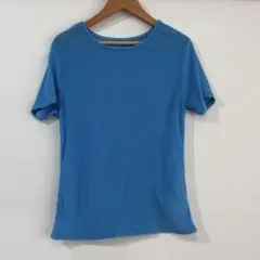 RayBEAMS レイビームス ベロア 半袖Tシャツ ブルーのサムネイル