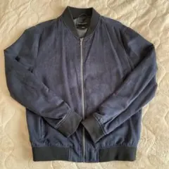 Banana Republic ネイビー スウェードブルゾン M