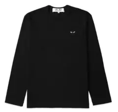 PLAY ブラック 長袖Tシャツ