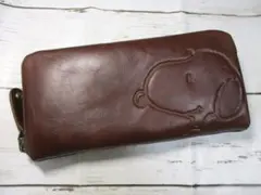 新品 財布 レディース 長財布 スヌーピー ラウンド 本革 MOTHERS CC